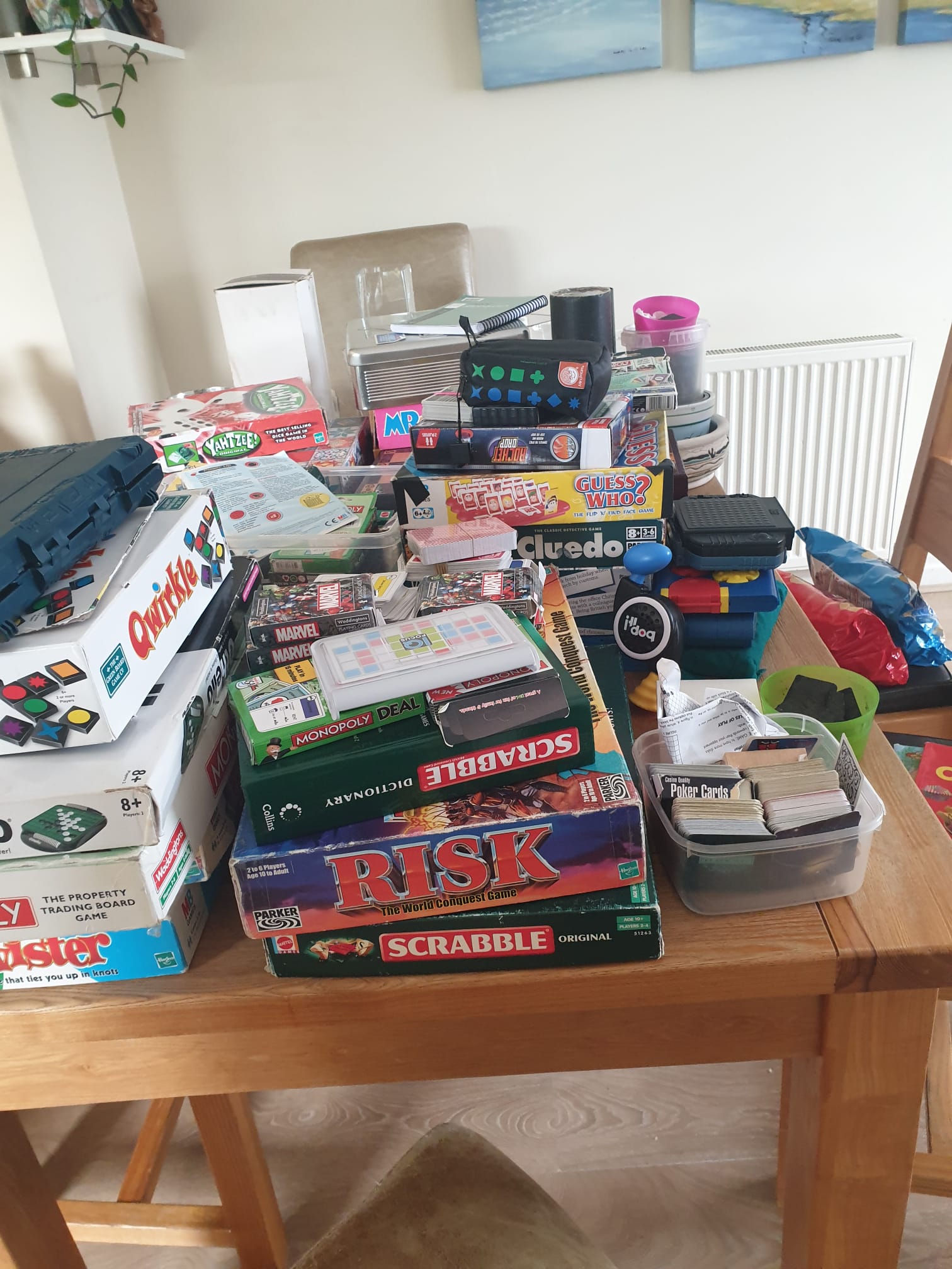 Decluttering board games